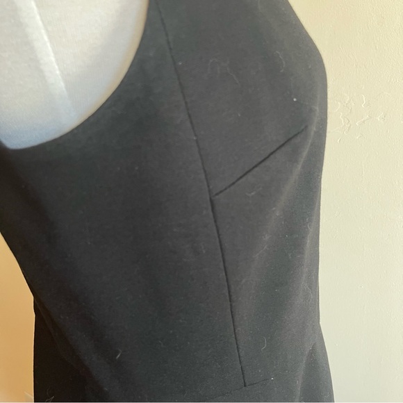 Kate Spade Lace Collar Ponte Black Sleeveless Mini Dress - Picture 5 of 8